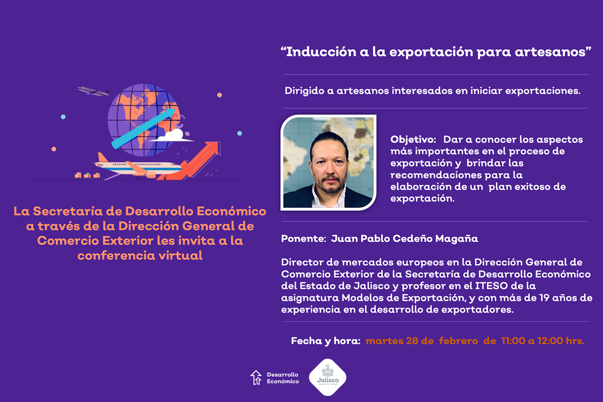 Imagen de Inducción a la exportación para artesanos